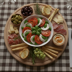 Okrugla daska za posluživanje